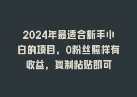 2024年最适合新手小白的项目，0粉丝照样有收益，复制粘贴即可868网课-868网课系统868网课系统