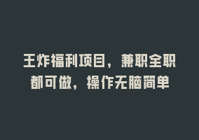 王炸福利项目，兼职全职都可做，操作无脑简单868网课-868网课系统868网课系统