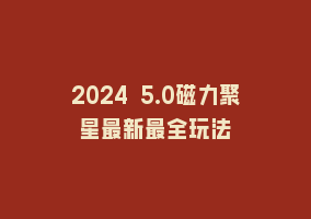 2024 5.0磁力聚星最新最全玩法868网课-868网课系统868网课系统